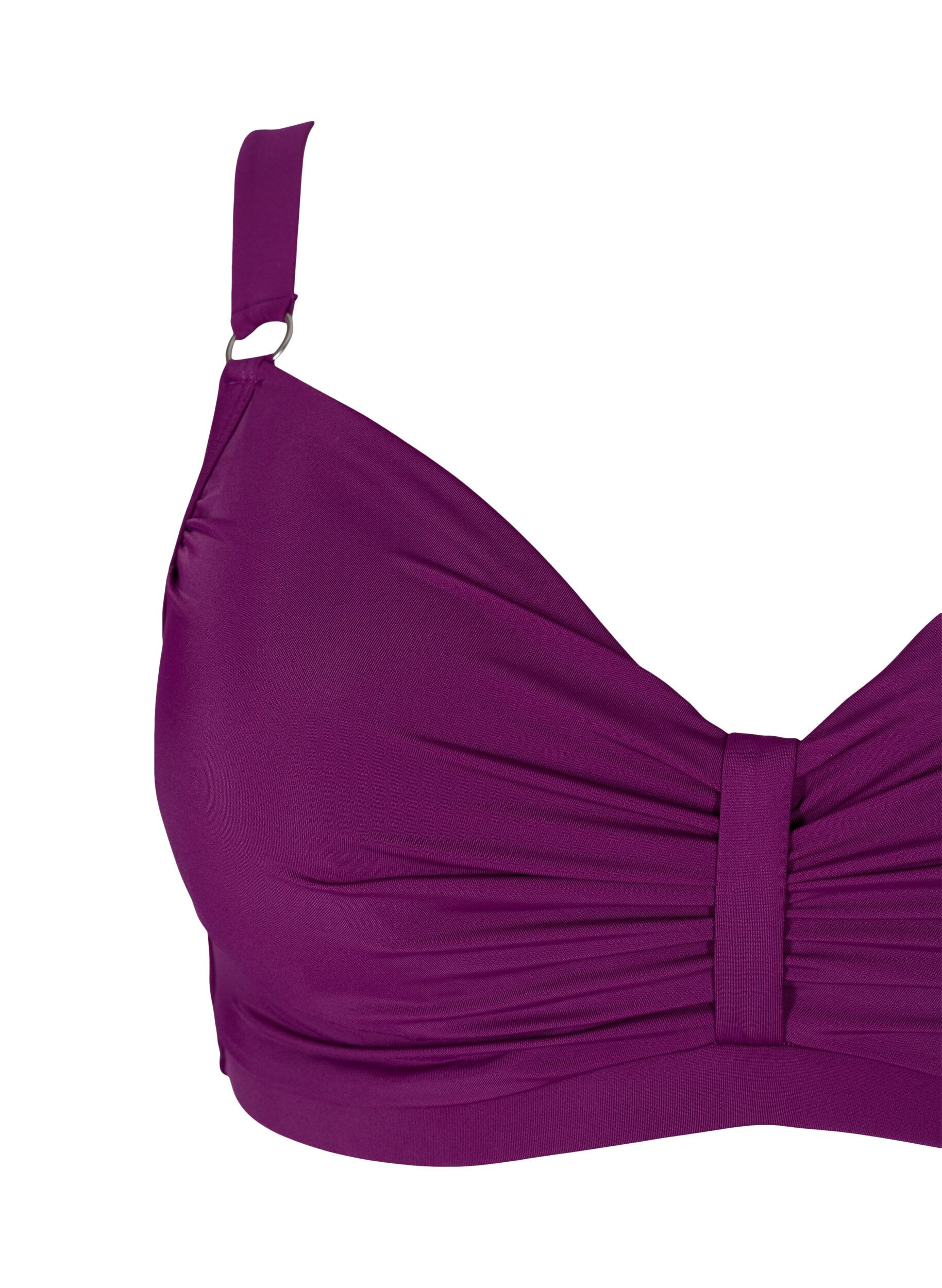 Zizzi Bikinitop, Dark Purple, Packshot image number 2
