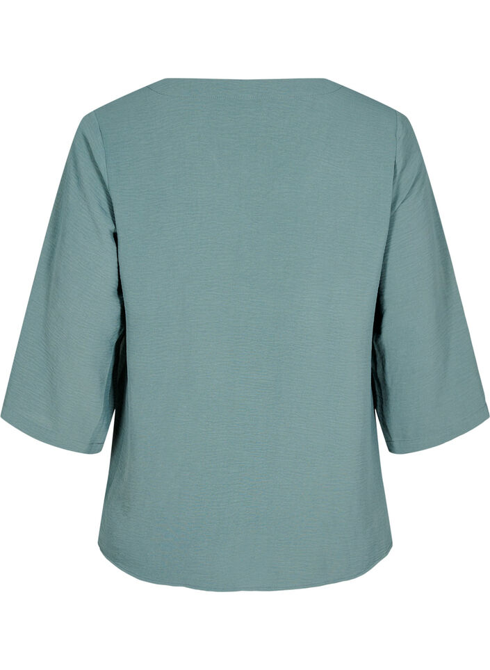 Flash - Blouse met 3/4 mouwen, Groen, Packshot image number 1