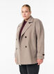 Korte jas met dubbele knoopsluiting, Beige, Model image number 0