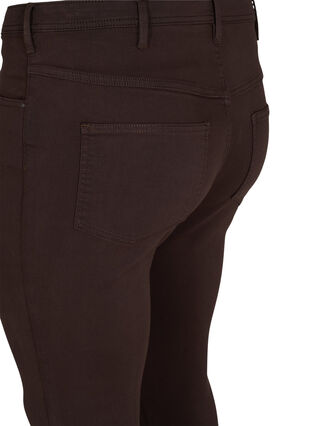 Super slim Amy jeans met hoge taille, Molé, Packshot image number 3