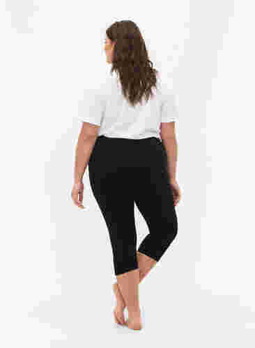 FLASH - 2-pack 3/4 leggings, Black/Black, Model image number 1