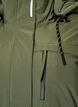 Waterafstotende parka met capuchon en functionele details, Groen, Packshot image number 2