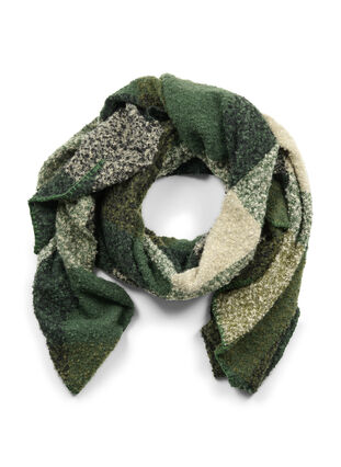 Sjaal met ruitjes, Green, Packshot image number 0