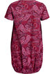 Katoenen jurk met korte mouwen en print, Rood, Packshot image number 1