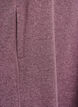Kort sweatshirt jurk met hoge kraag en zakken, Rood, Packshot image number 3