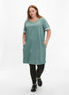 Sweatjurk met korte mouwen en zakken, Chinois Green, Model image number 2