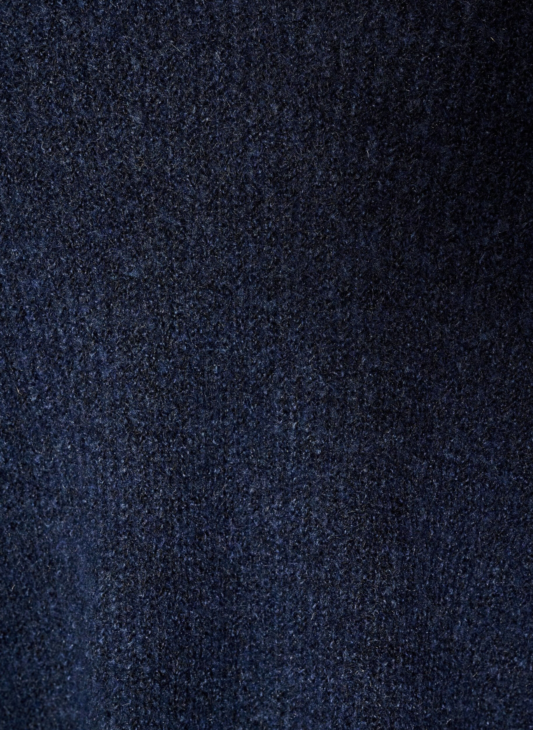 ZizziGebreide blouse met V-hals en raglanmouwen, Blauw, Packshot image number 2