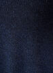 Gebreide blouse met V-hals en raglanmouwen, Blauw, Packshot image number 2