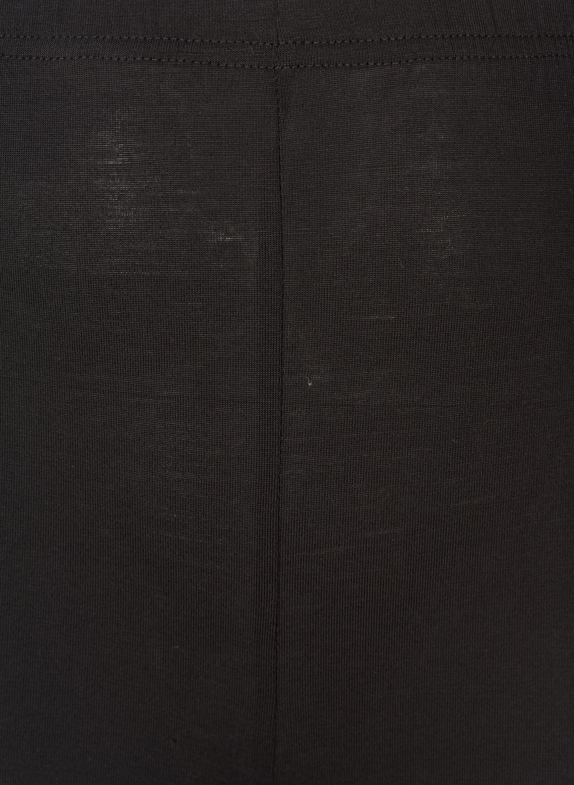 ZizziBasic legging in viscose, Zwart, Packshot image number 2