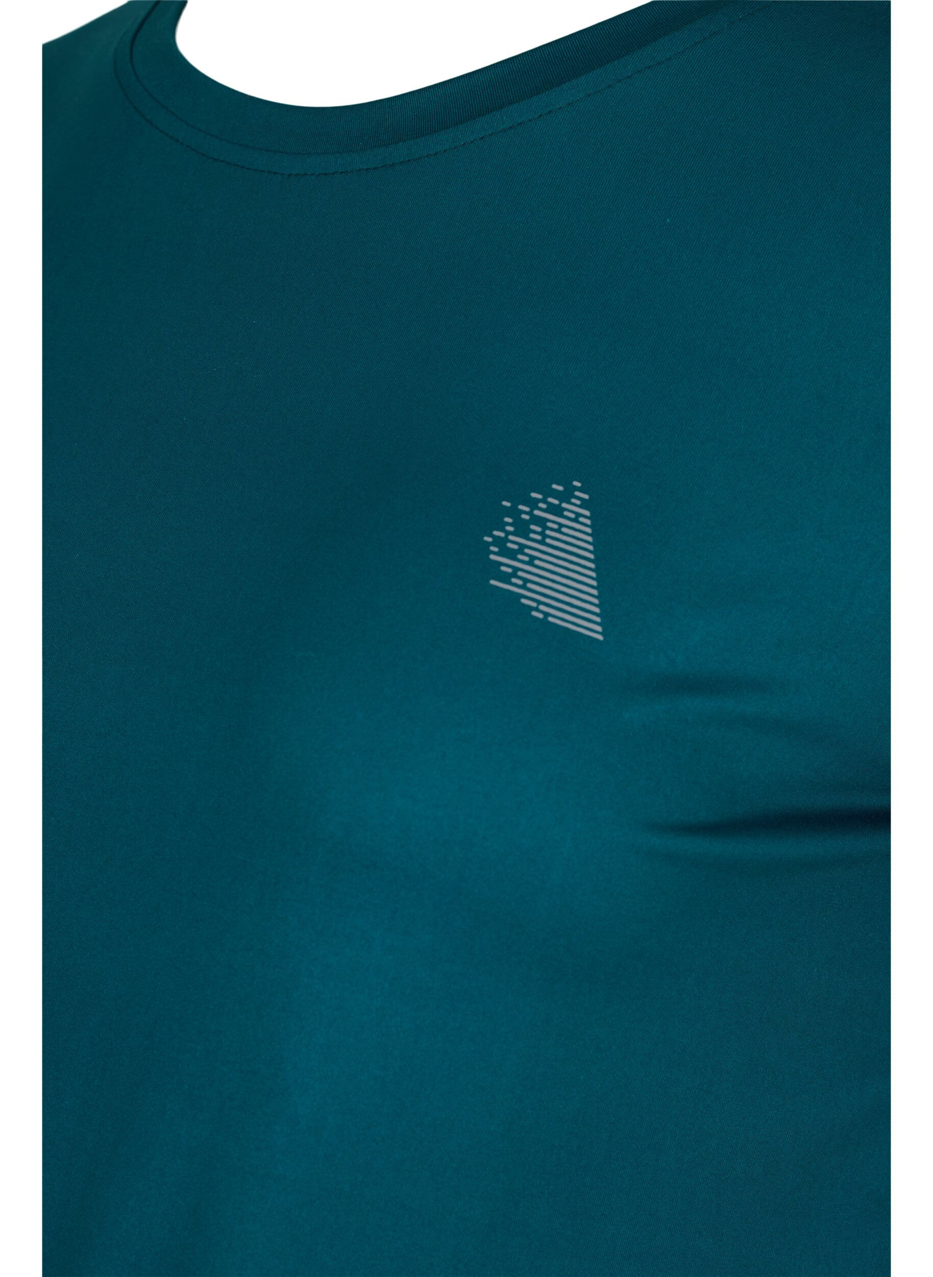 Zizzi Zwangerschap sport t-shirt, Deep Teal, Packshot image number 2