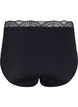 Tai onderbroek met kant en hoge taille, Black, Packshot image number 1
