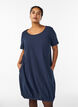 Katoenen jurk met korte mouwen, Blauw, Model image number 0