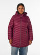 Lichtgewicht jas met zakken en afneembare capuchon, Rood, Model image number 0