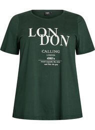 FLASH - T-shirt met print, Groen