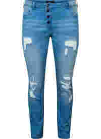 Ripped Emily jeans met normale taille