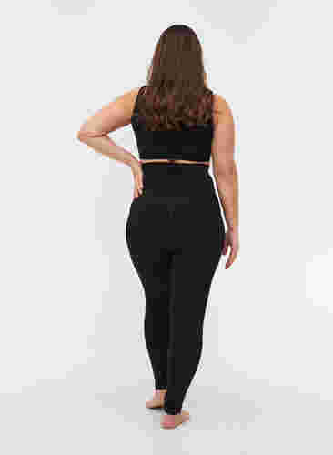Shapewear legging met hoge taille, Black, Model image number 1