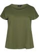 T-shirt met mix van katoen, Ivy Green, Packshot image number 0