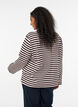 Basic T-shirt met lange mouwen, Roze, Model image number 2