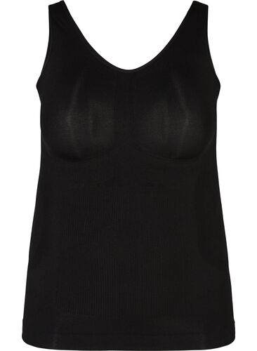 Shapewear top met brede bandjes, Black, Packshot image number 0