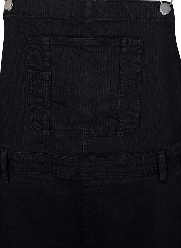 Denim overalls, Zwart, Packshot image number 2