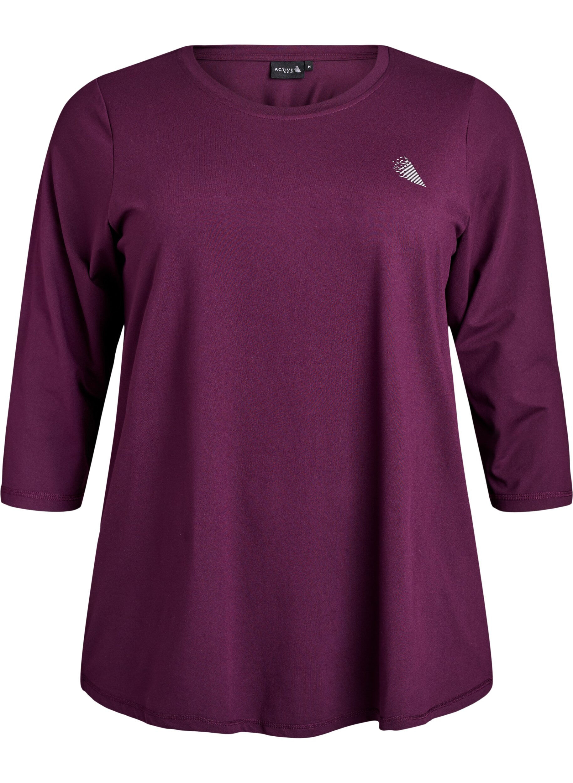 Training blouse met 3/4 mouwen