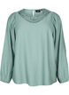 Blouse van viscose met gehaakt detail, Chinois Green, Packshot image number 0