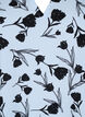  Blouse met V-hals en bloemenprint, Cashmere Blue Flower, Packshot image number 2