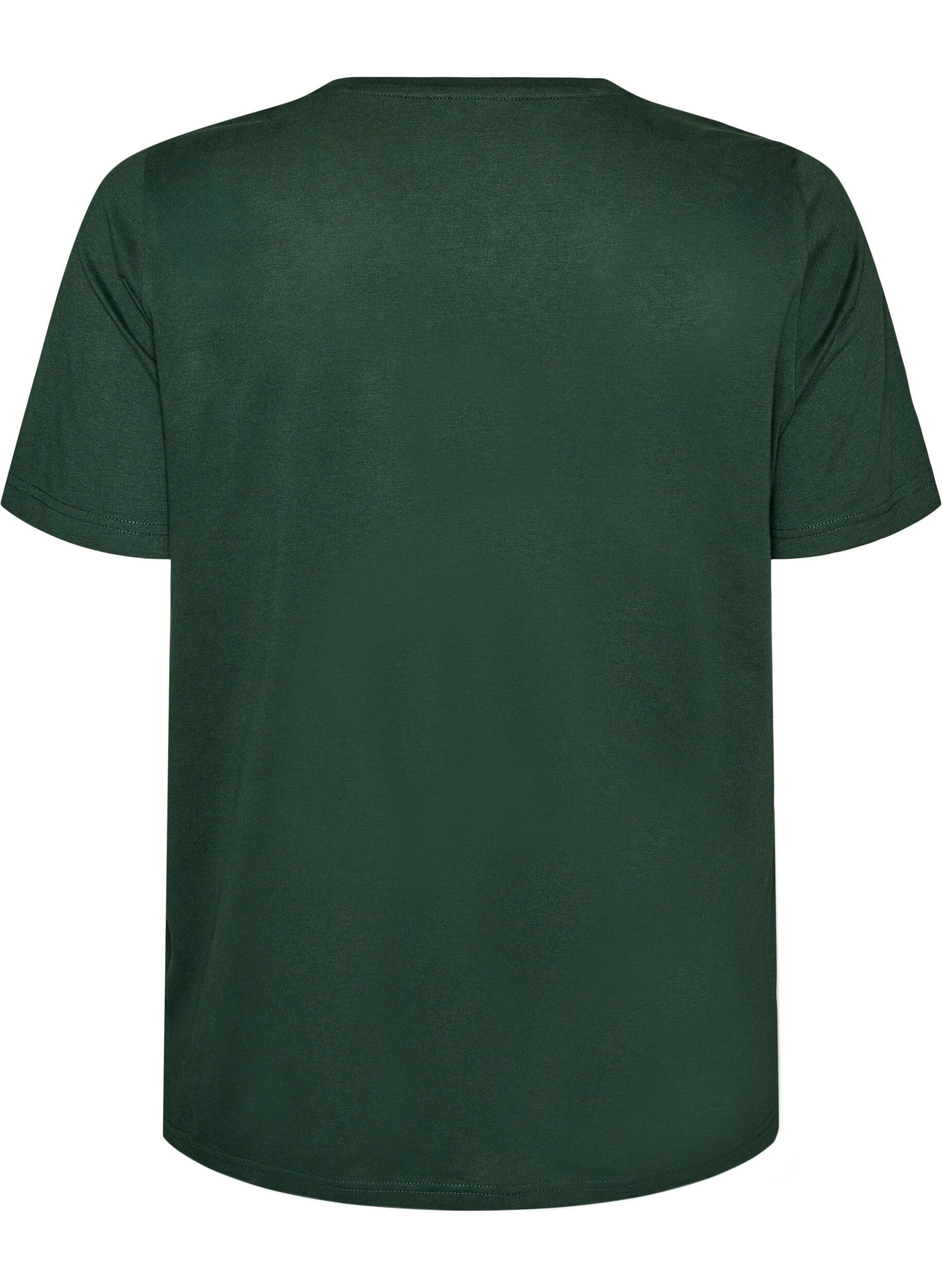ZizziT-shirt met motief, Groen, Packshot image number 1