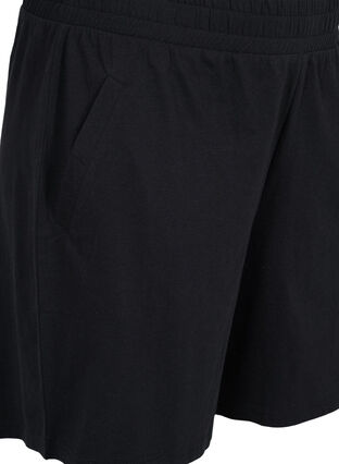 Losse shorts met zakken, Black, Packshot image number 2
