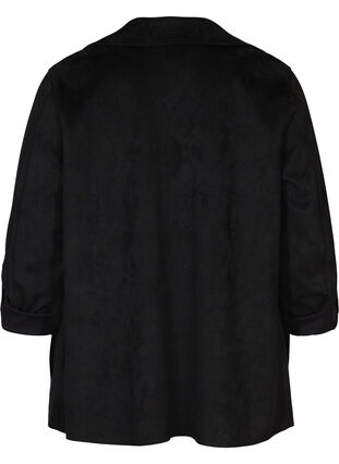 Open jas met grote zakken, Black, Packshot image number 1
