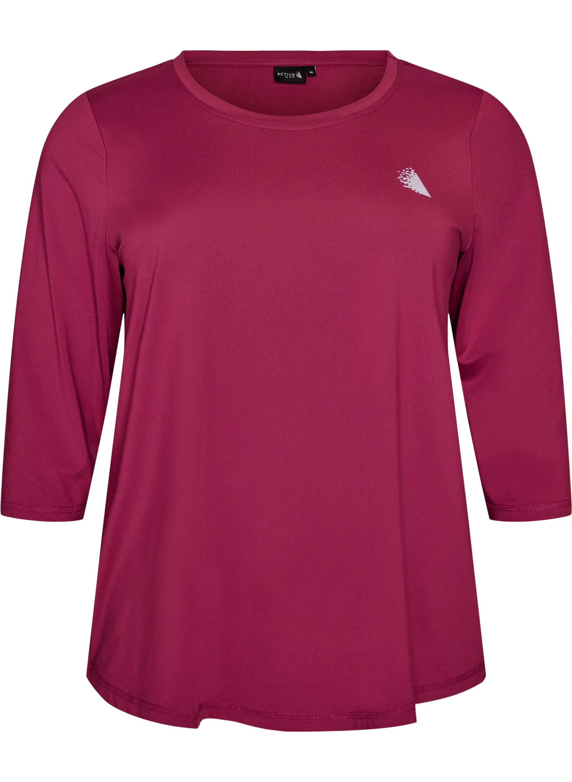 ZizziSporttop met 3/4 mouwen, Roze, Packshot image number 0