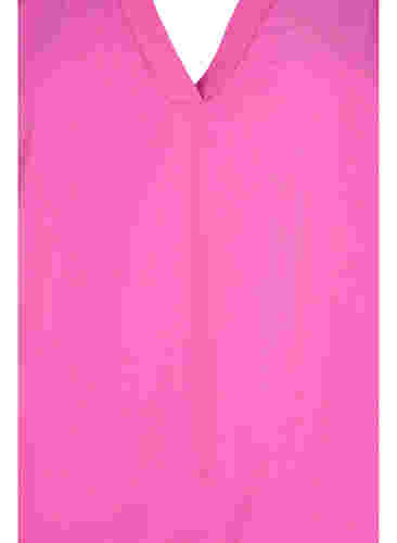Viscose blouse met v-hals, Raspberry Rose, Packshot image number 2