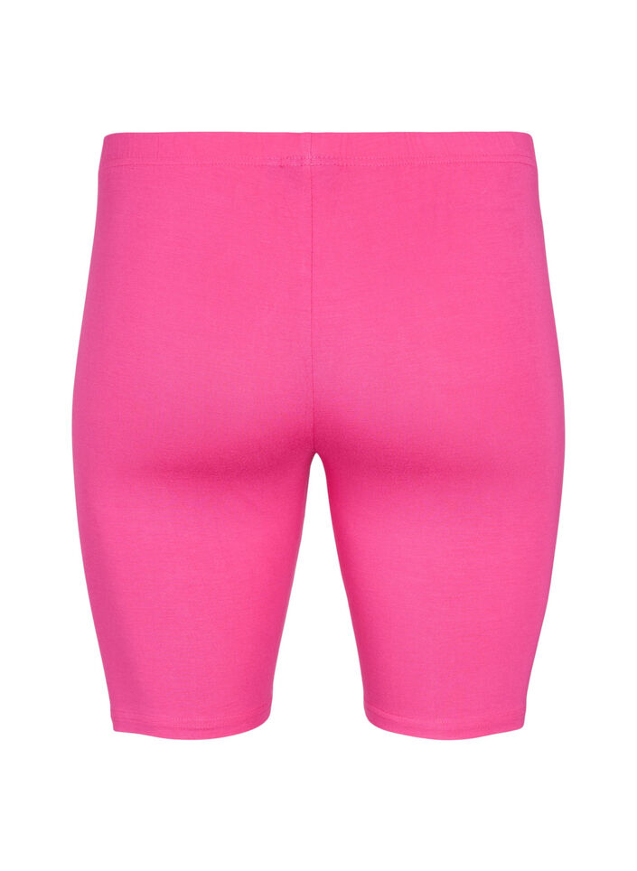 Effen basic fietsbroek, Roze, Packshot image number 1