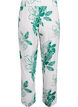 Viscose broek met hoge taille, Groen, Packshot image number 1
