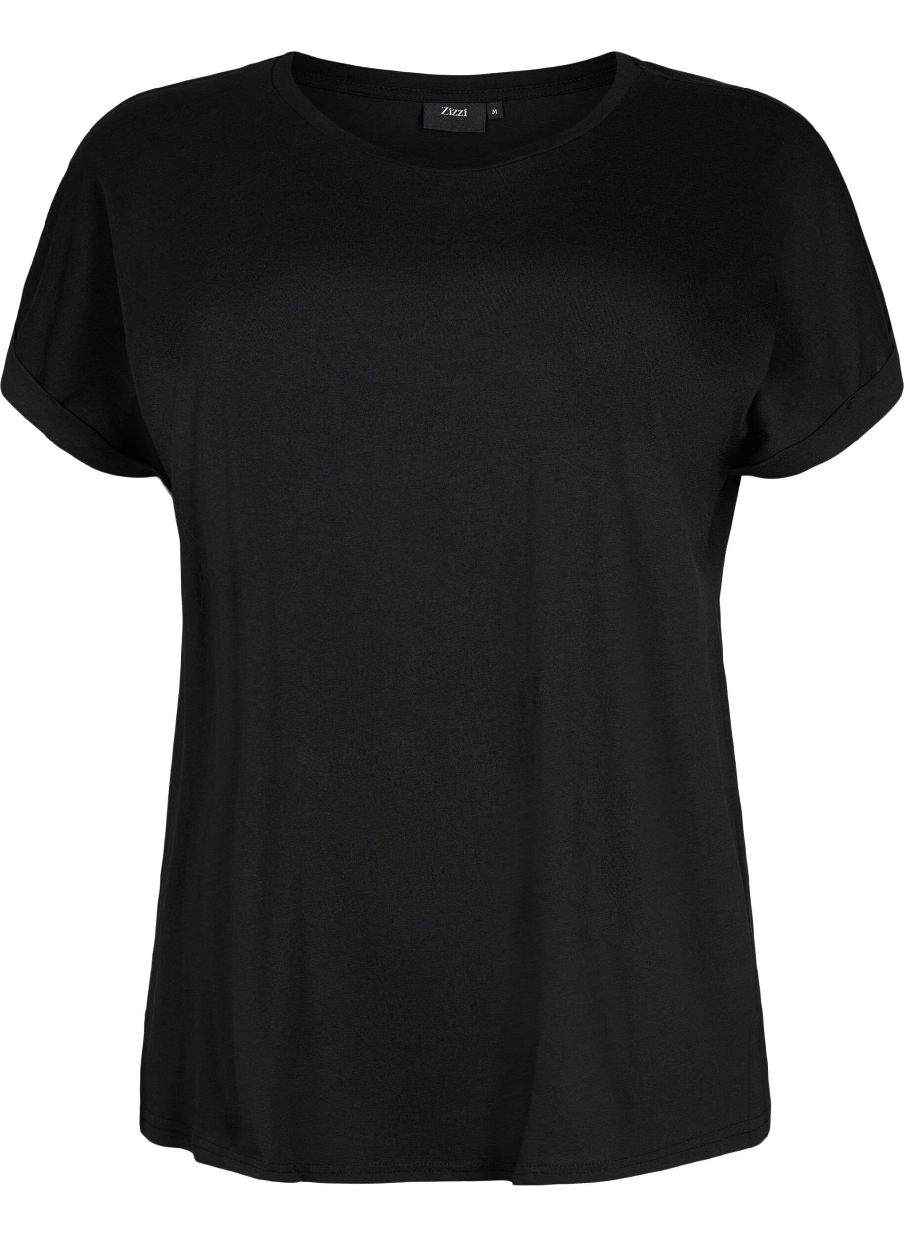Zizzi2-pack T-shirts met korte mouwen, Groen, Packshot image number 3