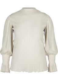 Transparante blouse met lurex, Birch ASS