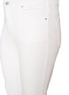 Amy super slim fit jeans met hoge taille, Wit, Packshot image number 2