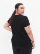 Sport-T-shirt met print, Black w. Graphics, Model image number 1
