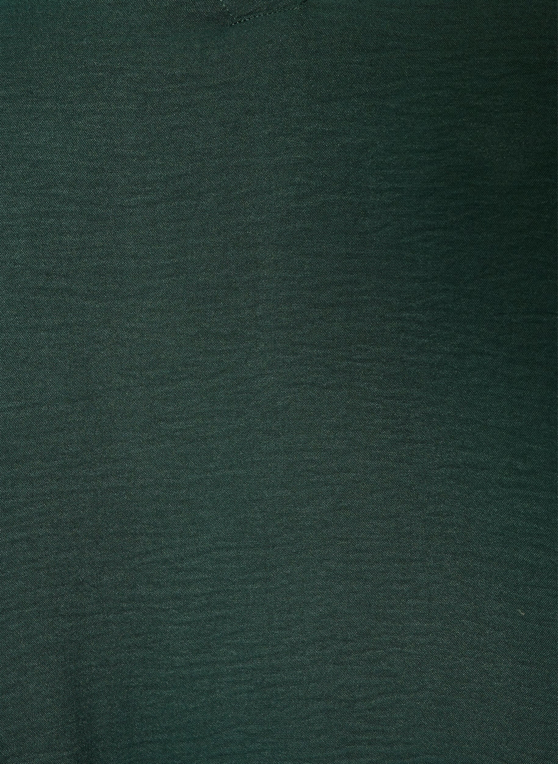 ZizziBlouse met ballonsilhouet en V-hals, Groen, Packshot image number 2