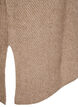 Gebreide blouse met ronde hals, Fossil Mel., Packshot image number 3