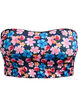 Bloemen bandeau bikinitop, Rood, Packshot image number 0