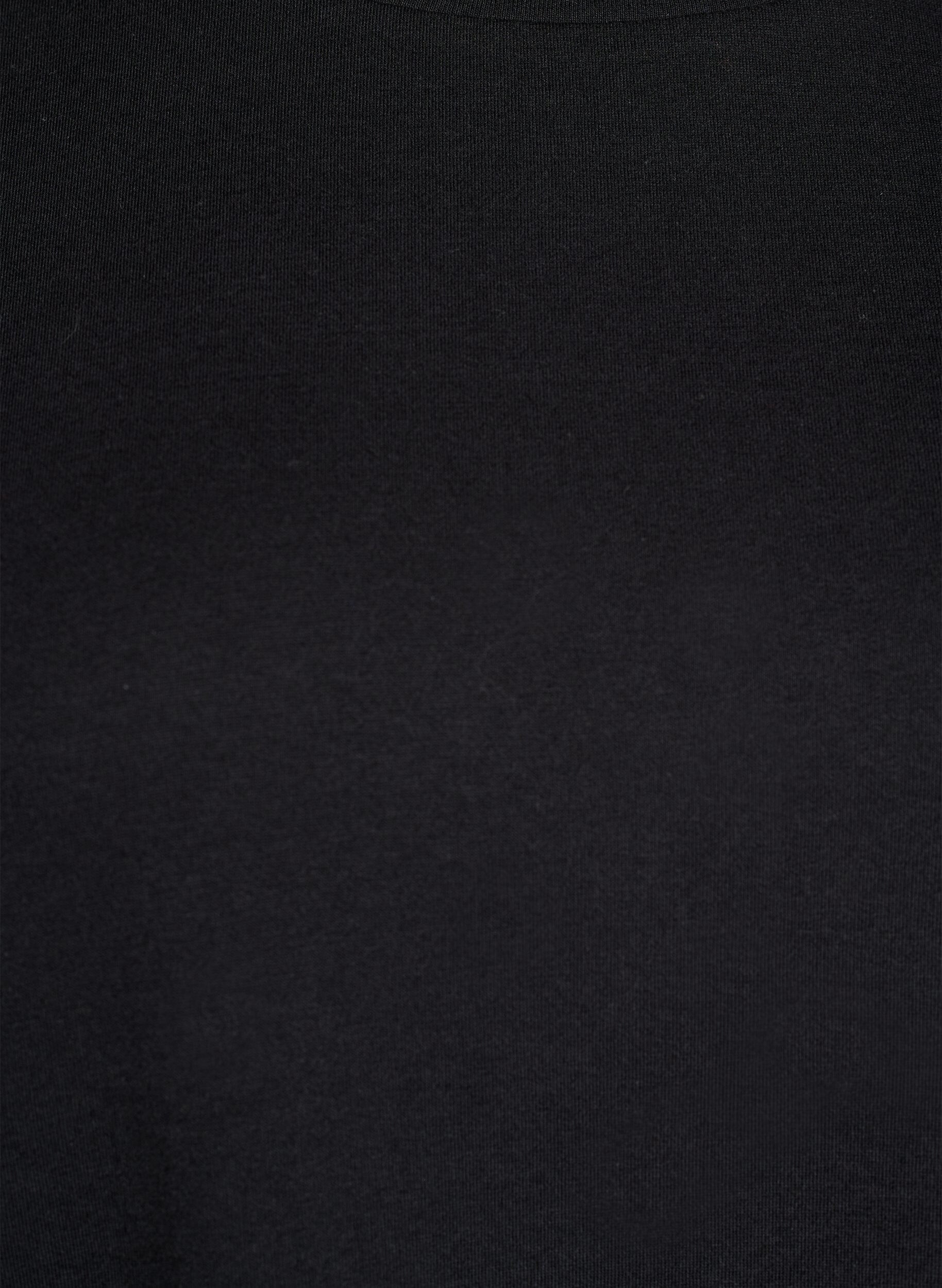 ZizziT-shirt-jurk met een transparante mesh zoom, Zwart, Packshot image number 2