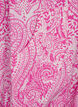 Katoenen jurk met korte mouwen en paisleyprint, Roze, Packshot image number 3