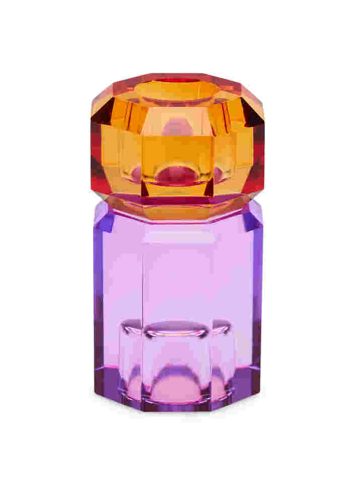 Kristallen kandelaar, Amber/Violet, Packshot image number 1