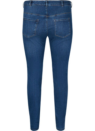 Amy jeans mer hoge taille en stretch technology , Blue denim, Packshot image number 1