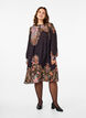 Midi-jurk met paisleyprint, Black Paisley, Model image number 2