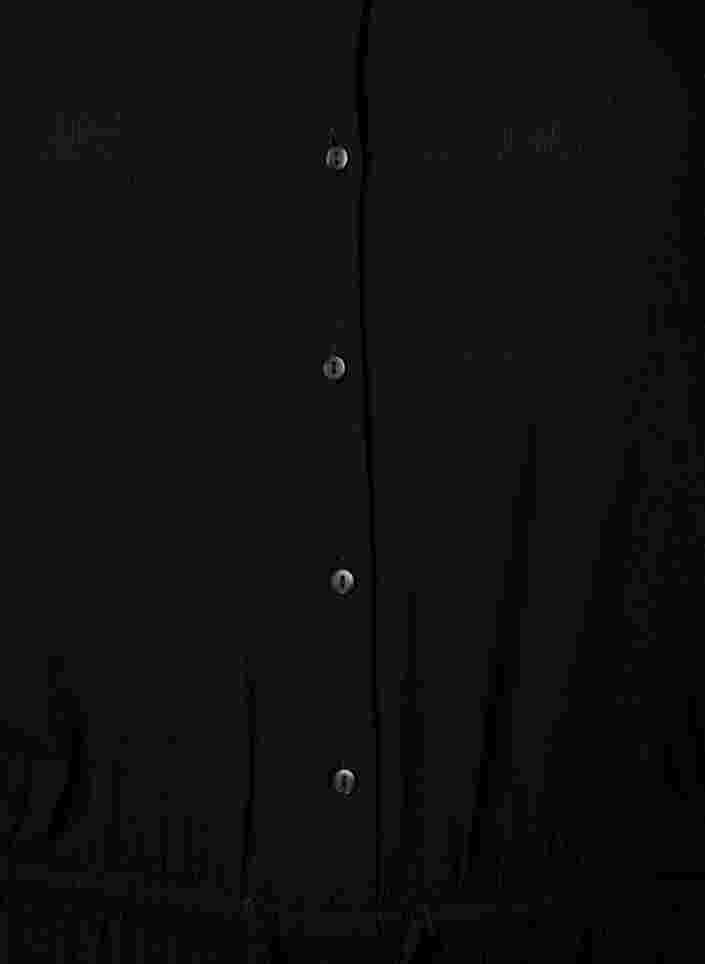 Jumpsuit van viscose met korte mouwen, Black, Packshot image number 2