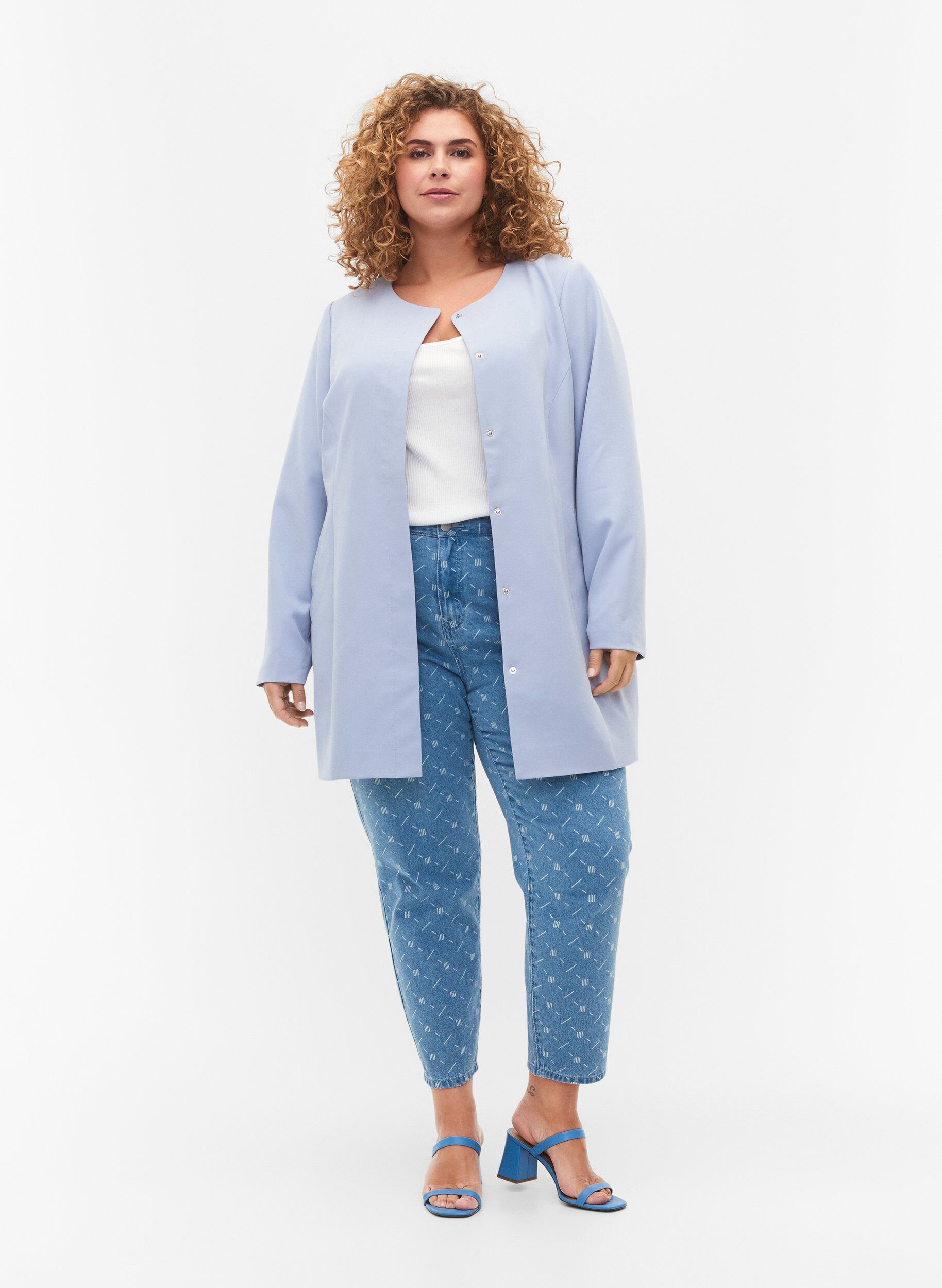 Zizzi Licht klassiek lentejack, Eventide, Model image number 2