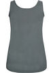 Solide kleur basis top in katoen, Groen, Packshot image number 1