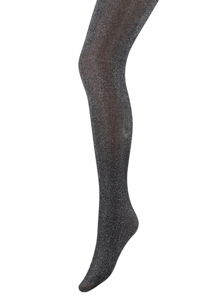 Glitter panty in 50 denier, Zwart, Packshot